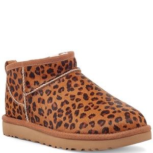 Leopard UGG booties